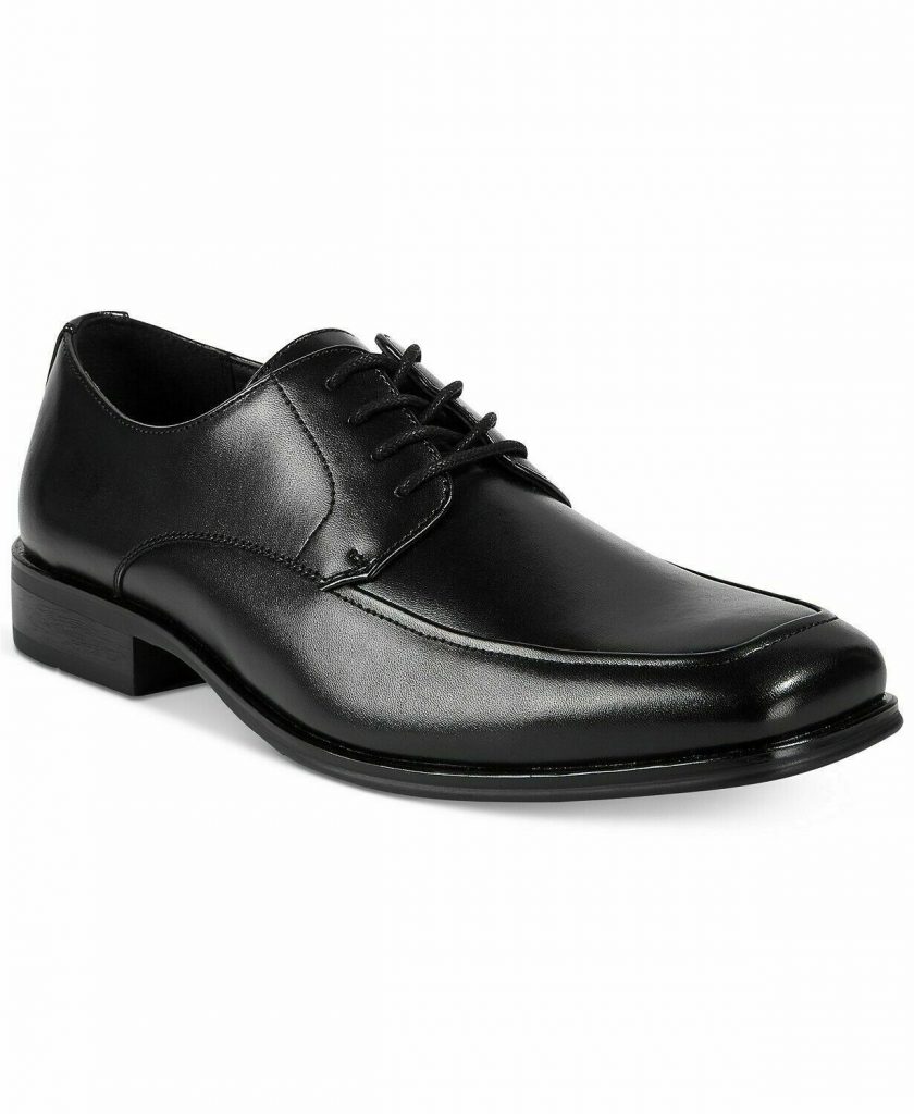 Alfani Dress Shoes Mens Ralphie Moc Toe Oxford Black Shoes - Size10s